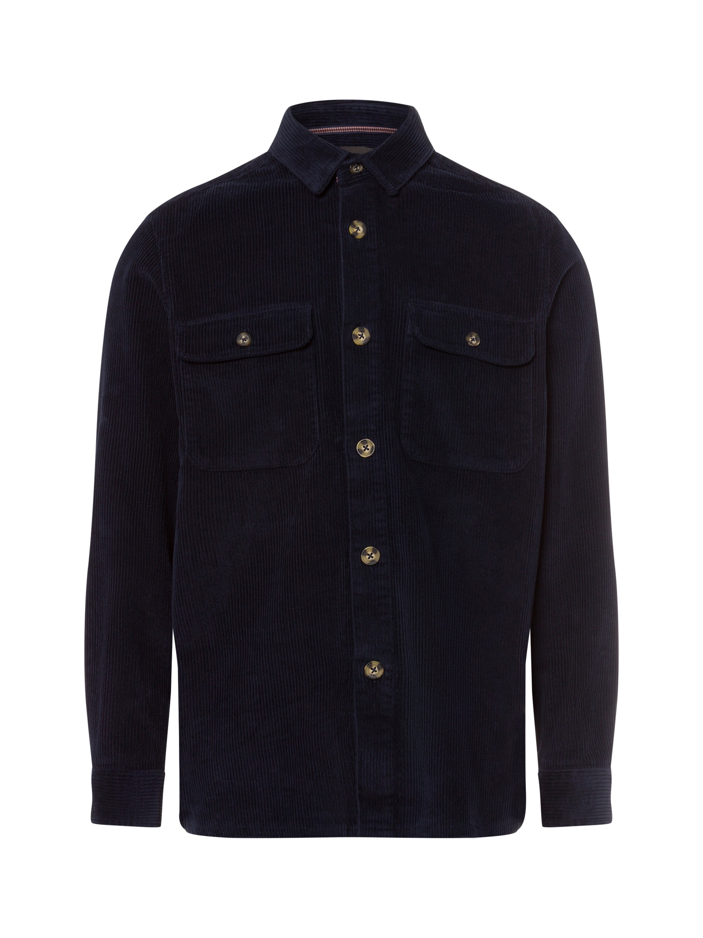 FYNCH-HATTON Regular Fit Hemd in Blau: Vorderseite