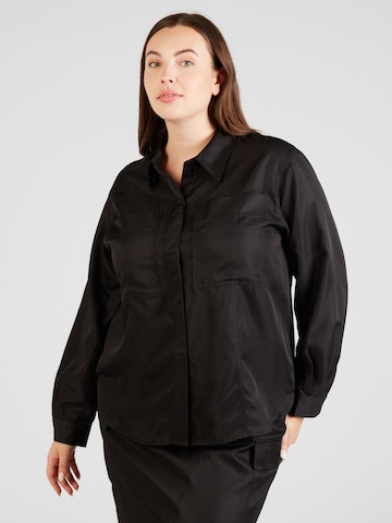 Camicia da donna 'SIKKA' di Vero Moda Curve in nero: frontale