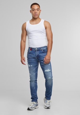 2Y Premium Slimfit Jeans 'Julio' in Blau