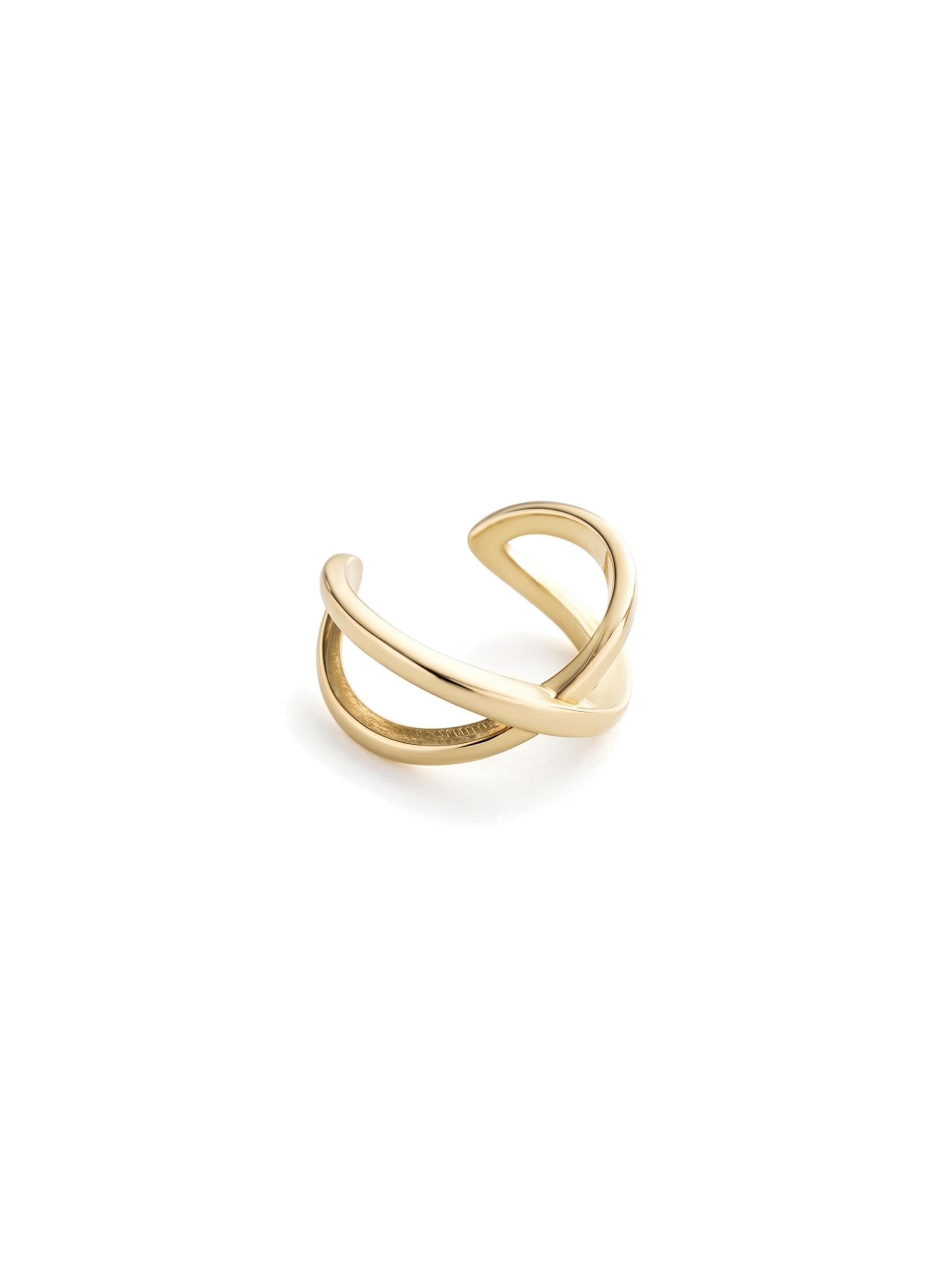 REYTEL - Pendientes 'TWIST' en amarillo: frente
