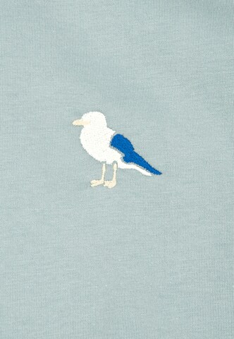 Cleptomanicx T-Shirt 'Embro Gull' in Blau