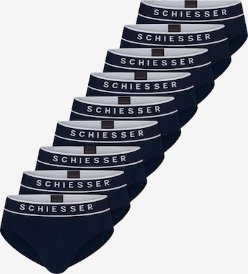 SCHIESSER Slip '95/5 Organic Cotton' in Blauw: voorkant