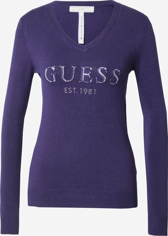 GUESS Pulover 'Jade' | modra barva: sprednja stran