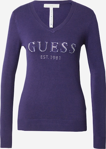 Pull-over 'Jade' GUESS en bleu : devant