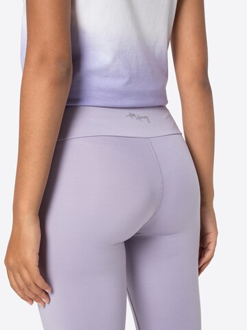 Hey Honey Skinny Workout Pants in Purple
