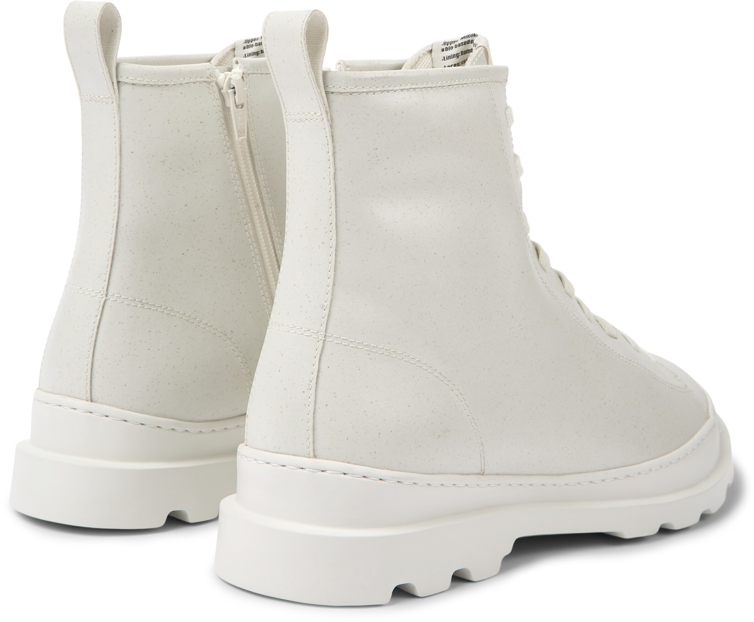 Bottines à lacets 'Brutus' CAMPER en blanc