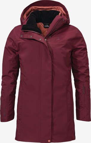 Schöffel Outdoorjacke 'Barth' in Rot: predná strana