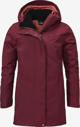 Schöffel Outdoor Jacket 'Barth' in Red: front