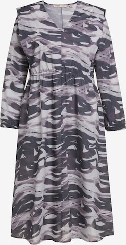 Ulla Popken Dress in Grey: front