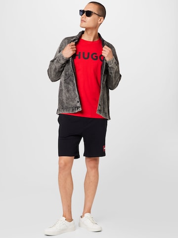 HUGO Red T-Shirt 'Dulivio' in Rot