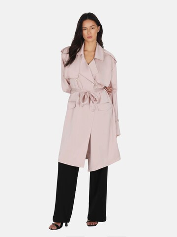 OW Collection Between-Seasons Coat in Pink