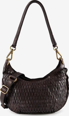 Borsa a spalla 'Anastasia' di Campomaggi in nero: frontale