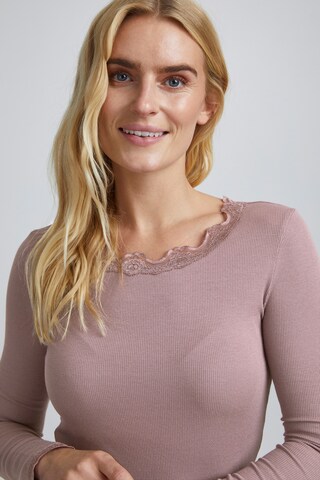 Fransa Langarmshirt in Lila