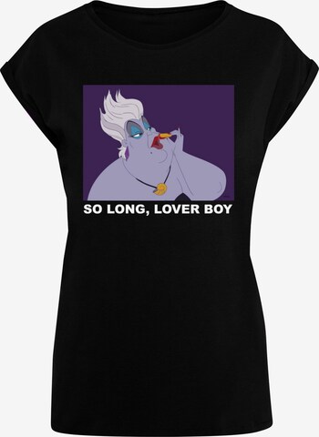 ABSOLUTE CULT Shirt 'Little Mermaid - Ursula So Long Lover Boy' in Zwart: voorkant