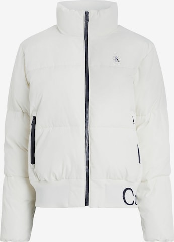 Calvin Klein Jeans Winter Jacket in White: front