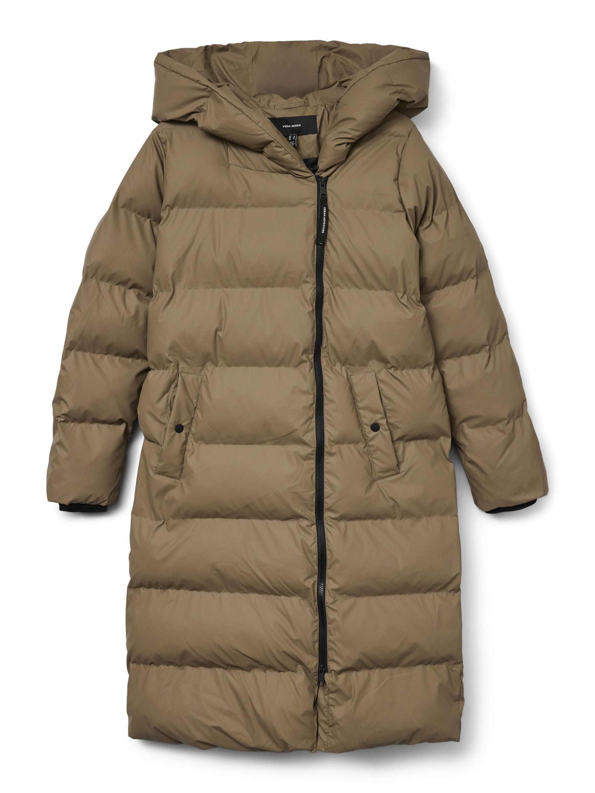 VERO MODA Vinterfrakke 'MIRIAM' i brun: forside