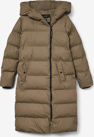 VERO MODA Vinterfrakke 'MIRIAM' i brun: forside