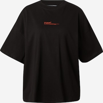 Pegador - Camisa oversized 'NAVISK' em preto: frente