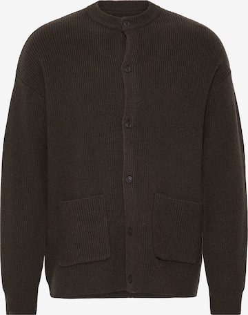 BLEND Knit Cardigan 'BHBOS' in Brown: front