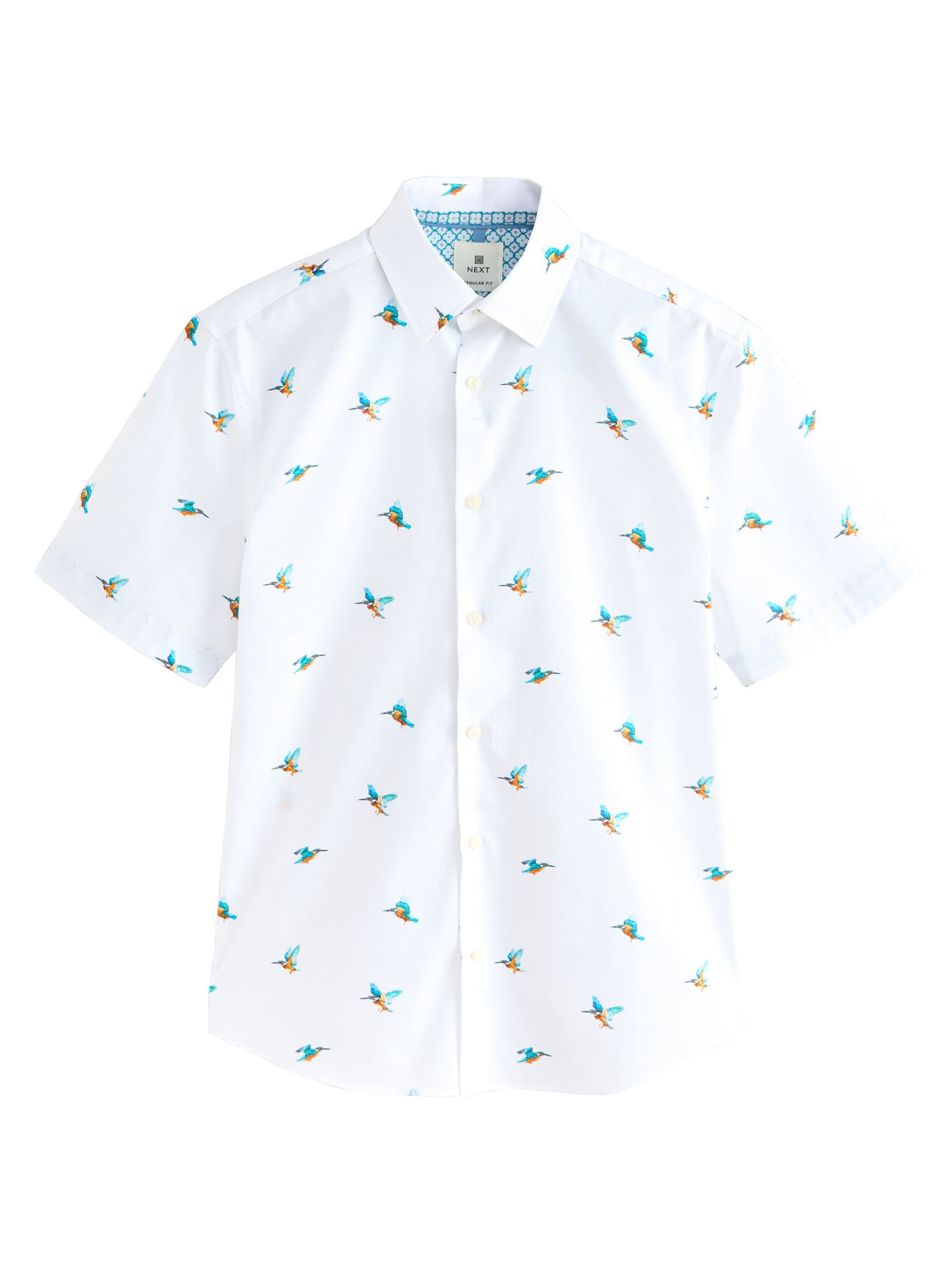 Next Regularny krój Koszula w kolorze biały: przód