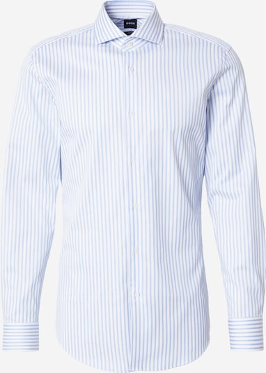 BOSS Chemise business 'HANK' en 38 en bleu clair / blanc, Vue avec produit