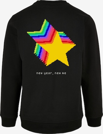 F4NT4STIC Sweatshirt 'SIlvester Party Happy People Only' in Schwarz