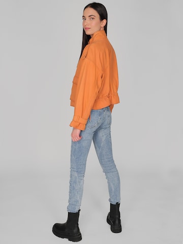 Maze Lederjacke ' 4202123 ' in Orange