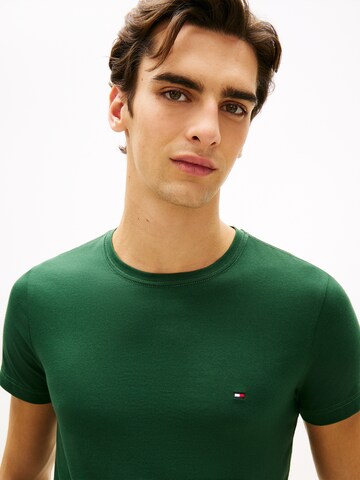 TOMMY HILFIGER Слим Футболка в Зеленый