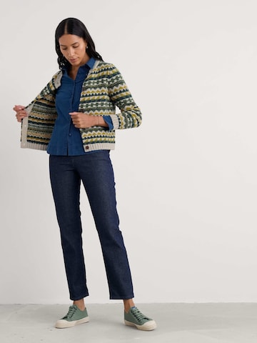 Seasalt Cornwall Knit cardigan 'Dawson Pick' in Green