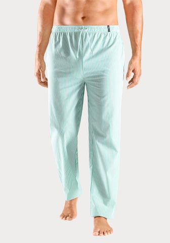 s.Oliver Spodnie od piżamy w kolorze zielony: przód