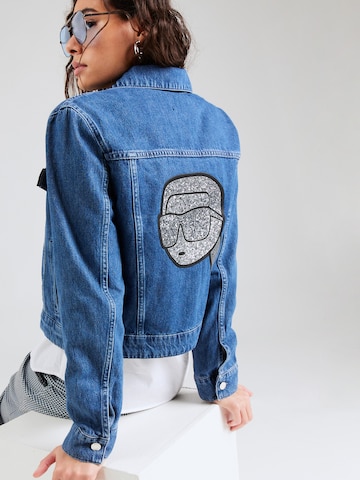 Veste mi-saison 'ikonik' Karl Lagerfeld en bleu