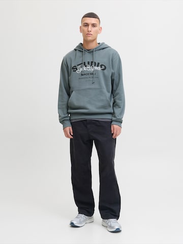 JACK & JONES Majica 'JJYUKI' | modra barva
