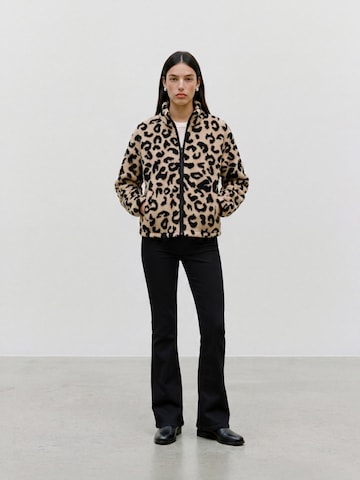 VERO MODA Fleece jas 'VMCLEOLEO' in Beige