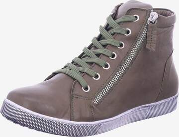 ANDREA CONTI High-Top Sneakers in Green: front