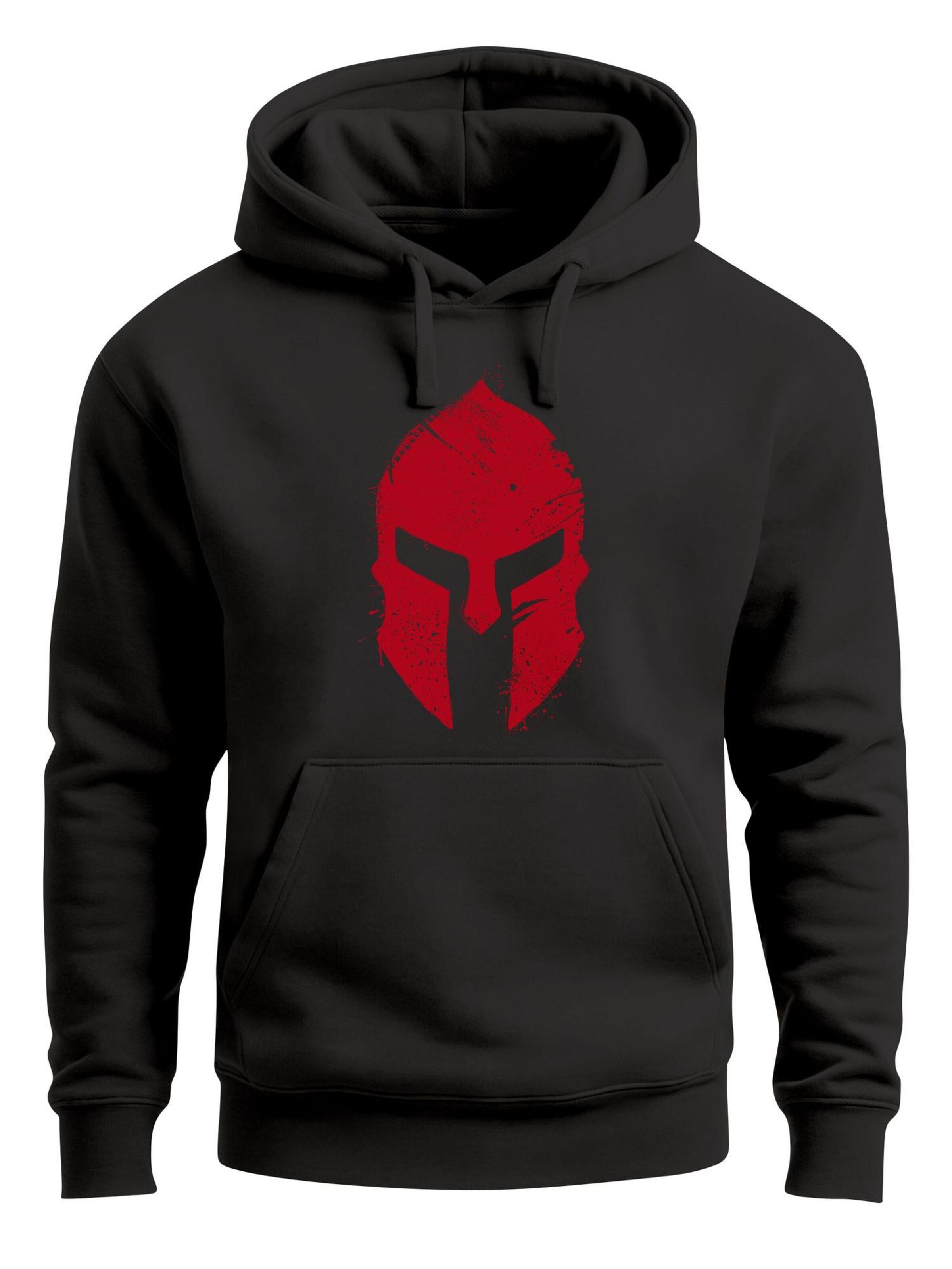 Neverless Sweatshirt 'Sparta' in Black: front