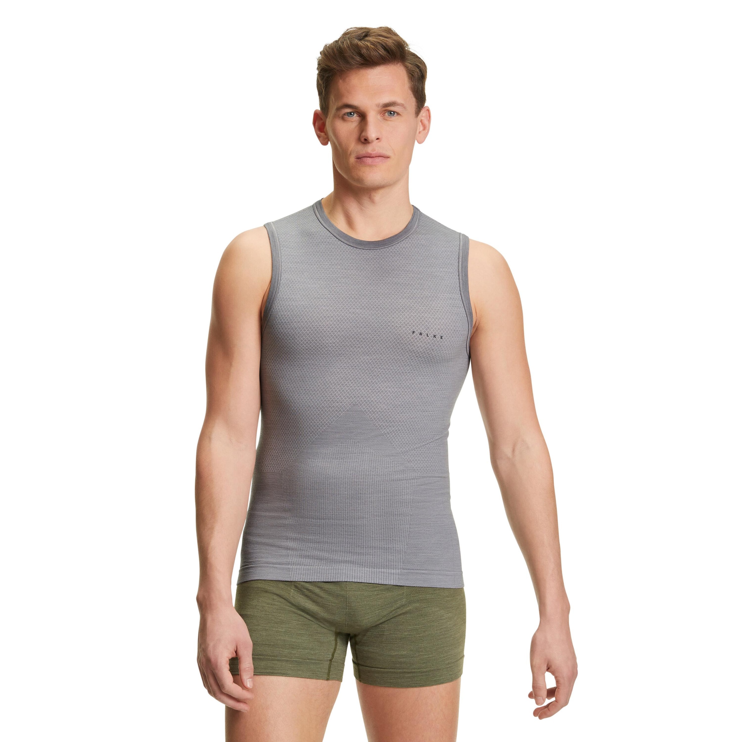 FALKE Base Layer in Grey: front