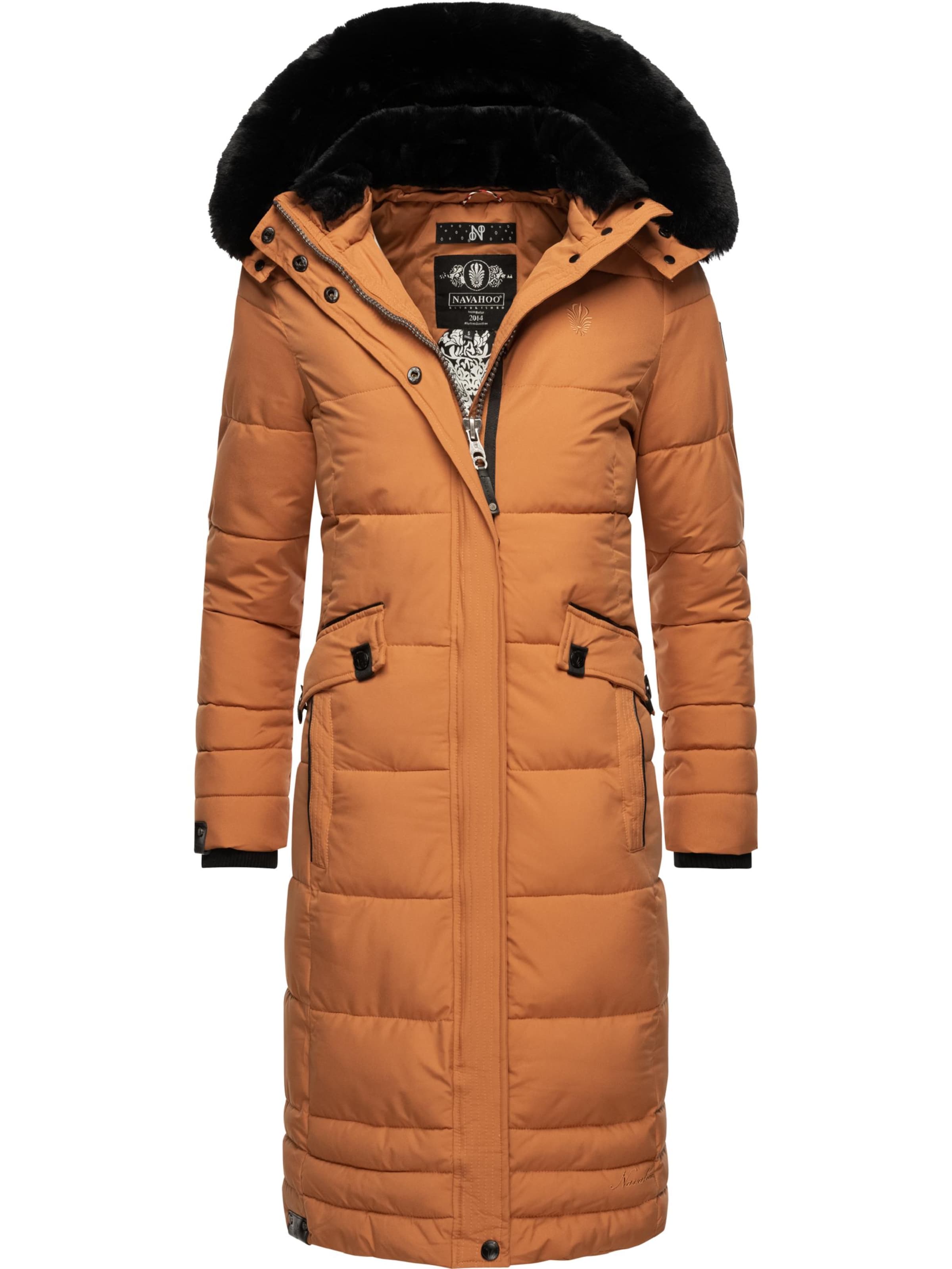 NAVAHOO Winter coat 'Fahmiyaa' in Brown: front