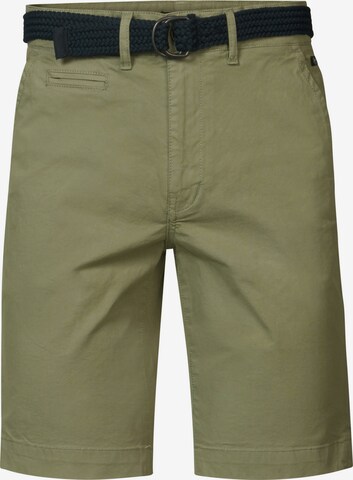 Petrol Industries Chino Pants in Green: front