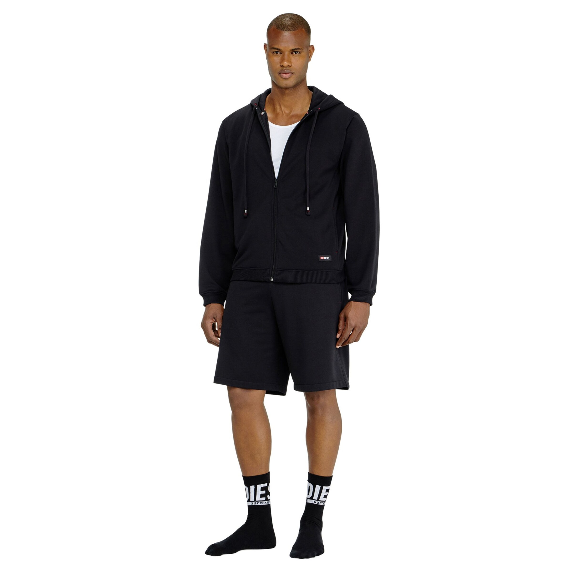 DIESEL Sweat jacket in Black