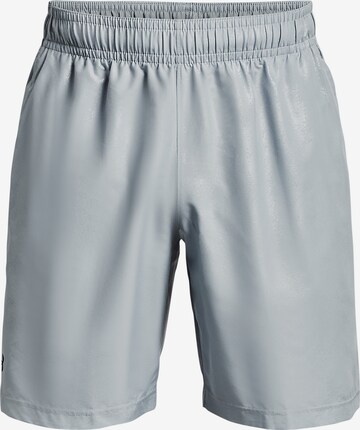 UNDER ARMOUR Workout Pants in Blue: front