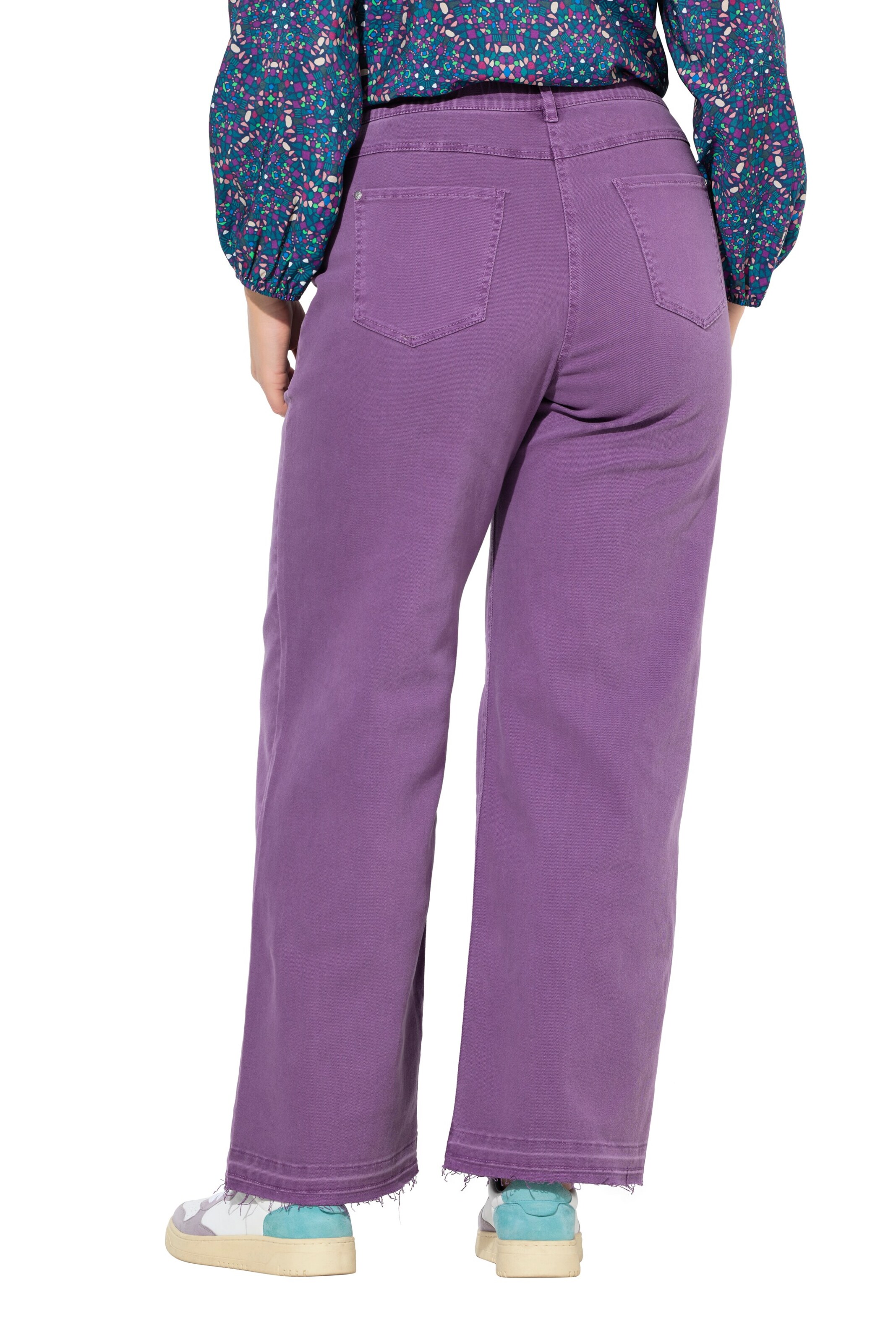 Ulla Popken Regular Jeans in Lila