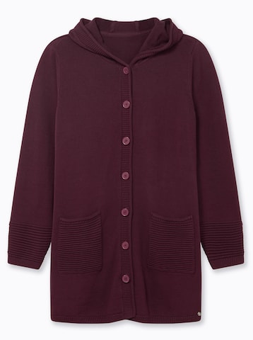 SHEEGO Gebreid vest in Rood