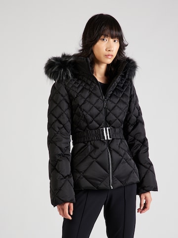 GUESS Зимняя куртка 'Olga' в Черный: спереди