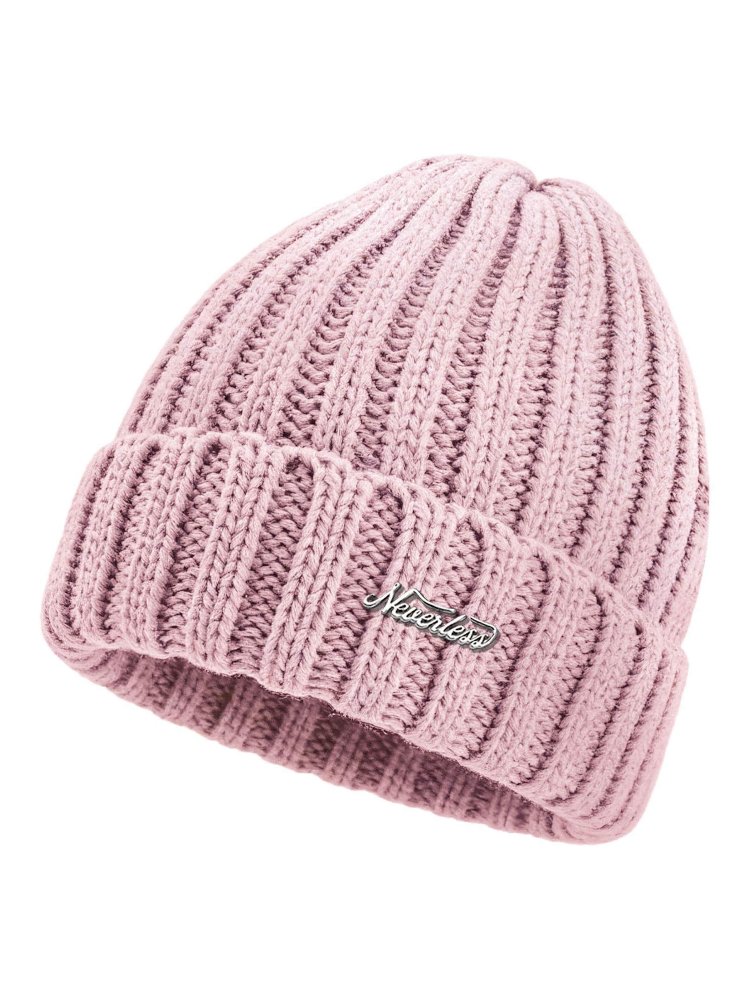 Neverless Beanie 'Model 36934' in Pink: front