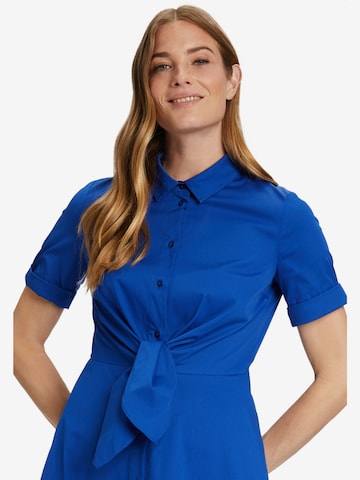 Vera Mont Hemdblusenkleid mit Knopfleiste in Blau