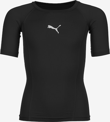 PUMA Performance Underwear in Black: front