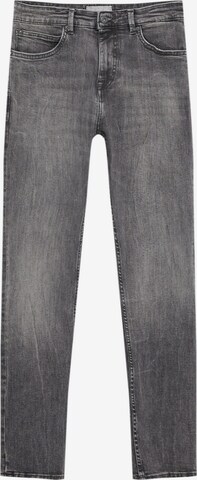 Coupe slim Jean Pull&Bear en gris : devant