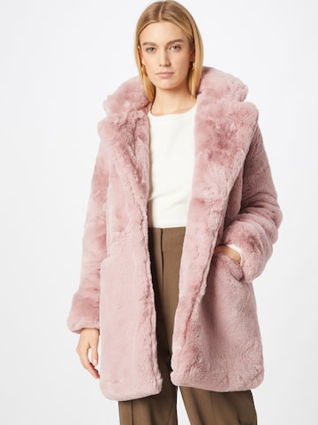 Misspap Winter Coat in Pink: front