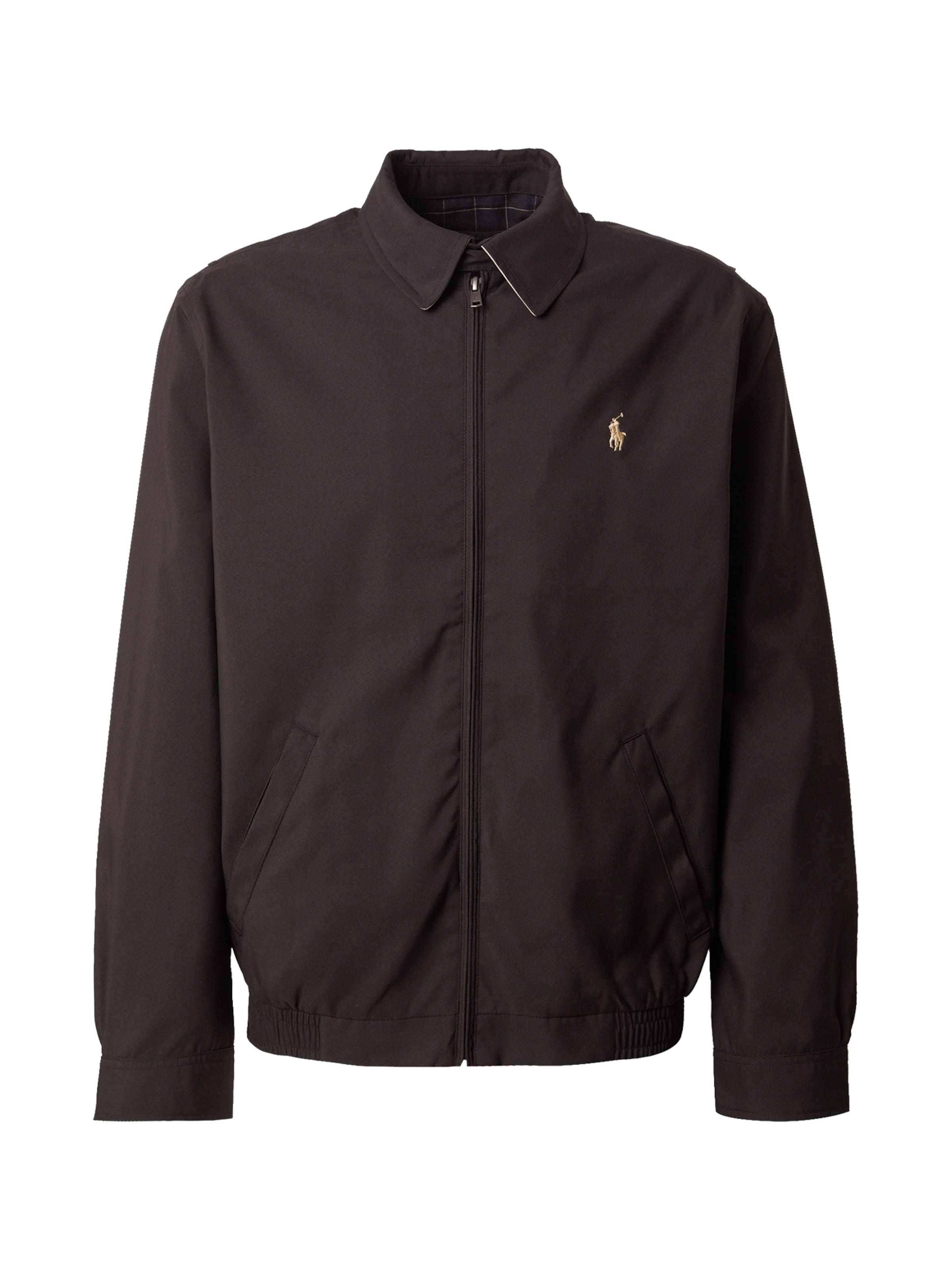 Polo Ralph Lauren Преходно яке в черно: отпред