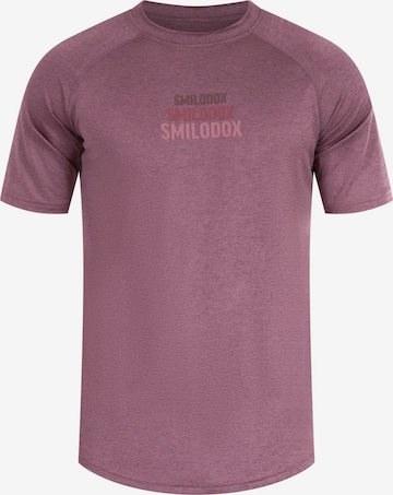 Smilodox Functioneel shirt in Lila: voorkant